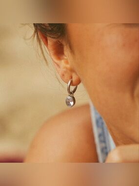 BRAND NEW- Diamond Lock Earrings by Louise Carter